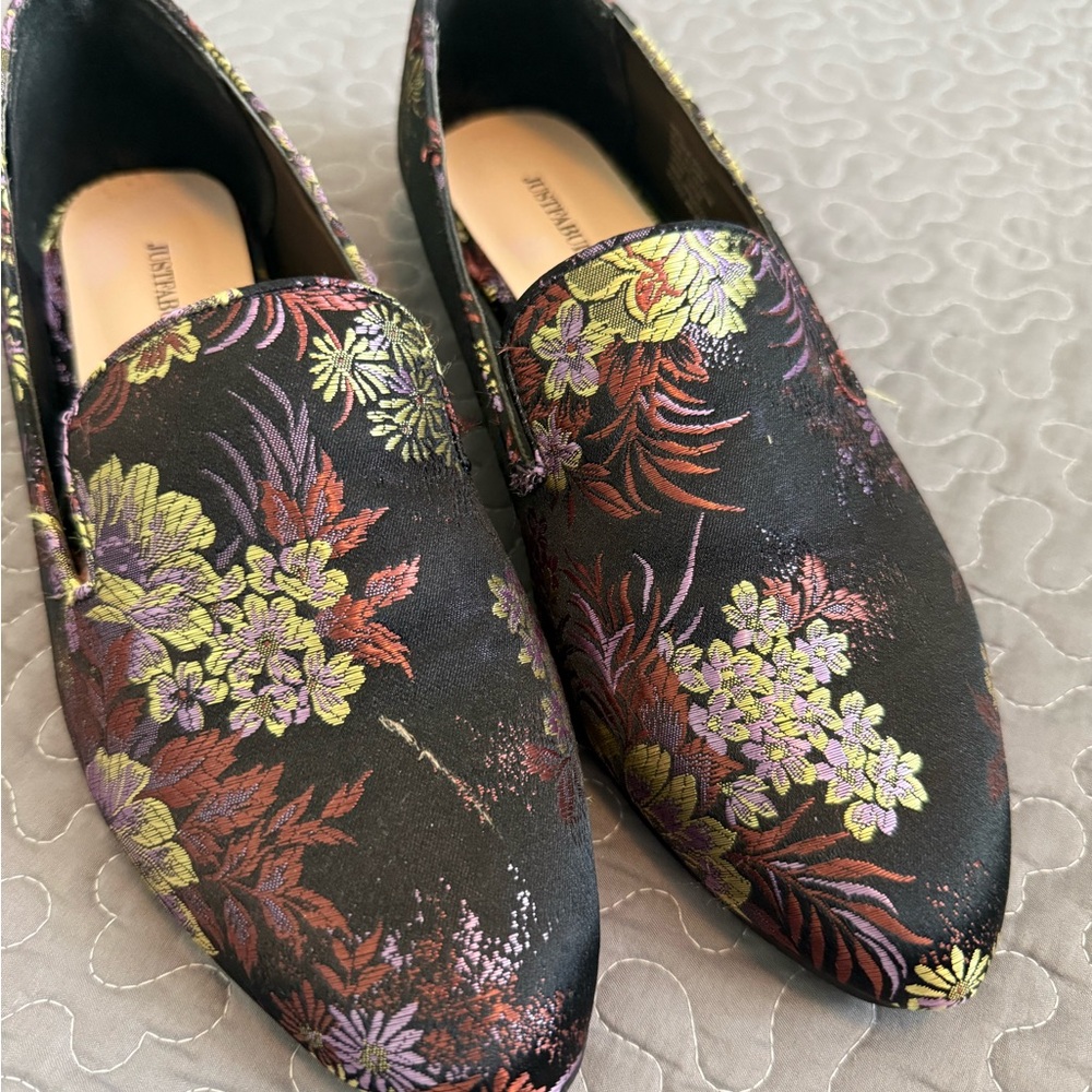 Satin Feel Slip Ons